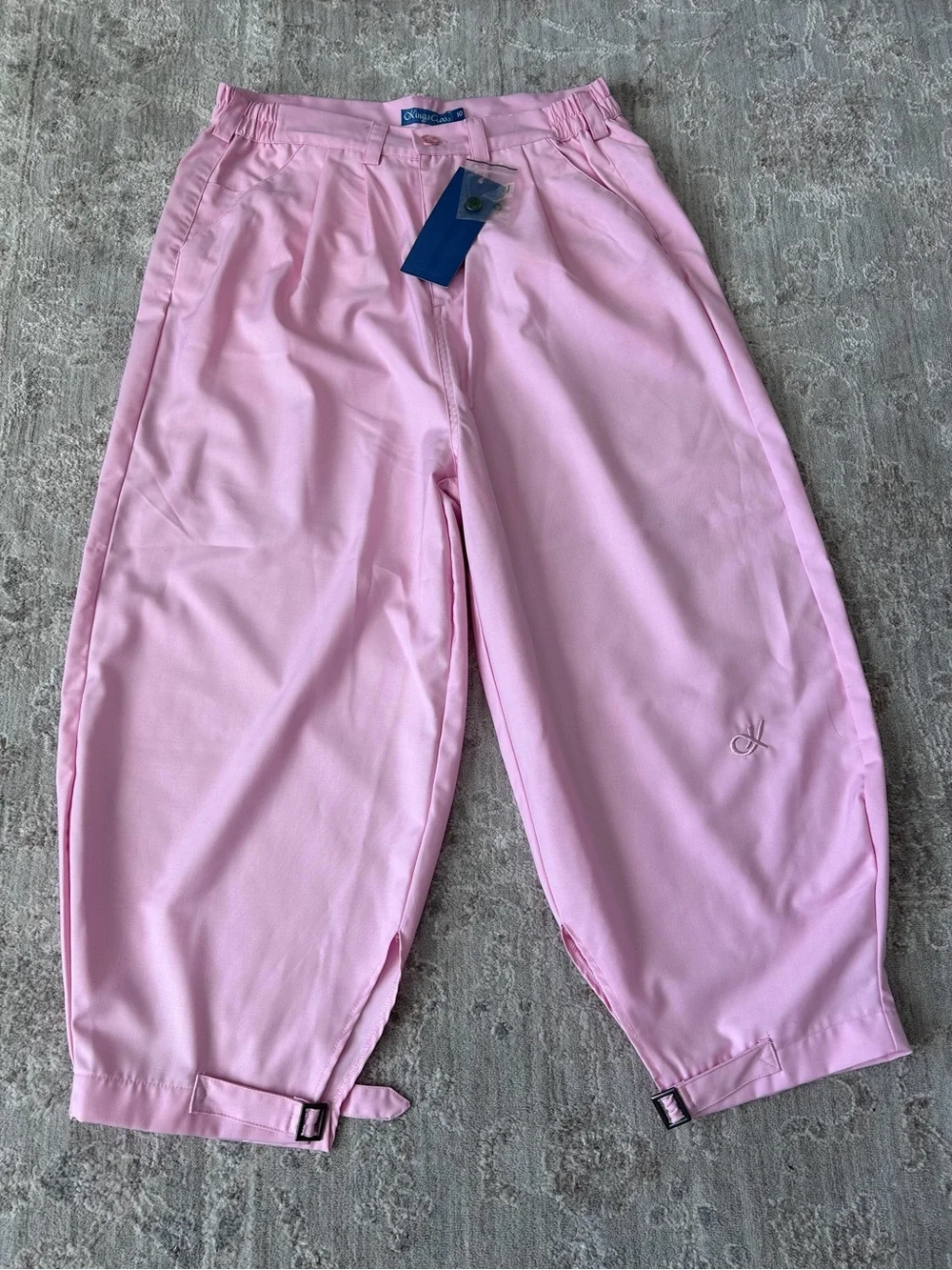 NWT Women’s Golf 10 Pleated Knickers Pants Trousers Match Argyle Vest Set XL